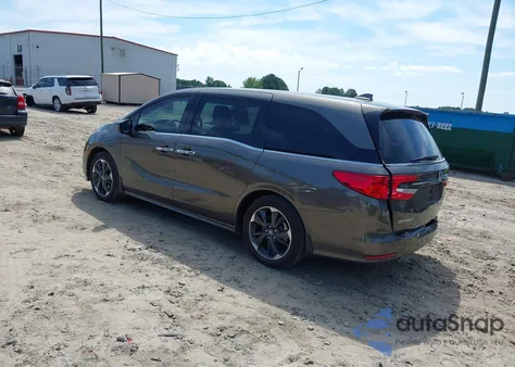2023 Honda Odyssey Elite из США, поврежденный, VIN 5FNRL6H92PB009346